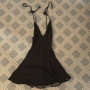 Reformation polka dot dress